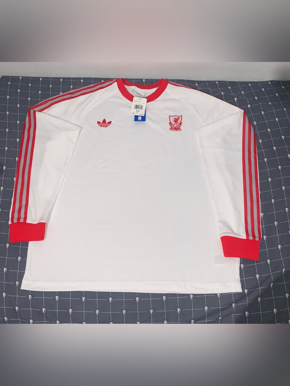 Adidas Liverpool FC Originals Long Sleeve T-Shirt JZ2543 Size: 2XL